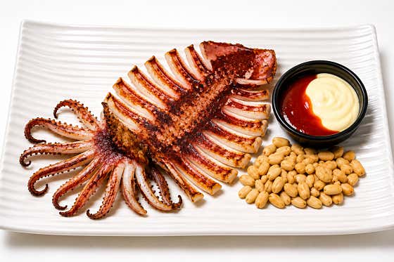 반건조오징어 맥주도둑 메뉴 사진(네이버)