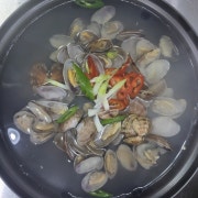 바지락탕 메뉴 사진(네이버)