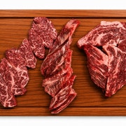 모듬A[생등심,갈비살,토시살]400g 메뉴 사진(네이버)