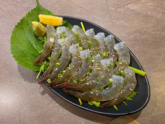 생새우회 메뉴 사진(네이버)