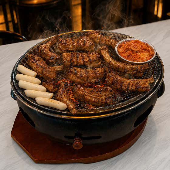 등갈비 간장구이 1개 (200g) 메뉴 사진(네이버)