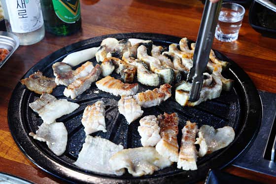 장어&삼겹(무한리필) 메뉴 사진(네이버)