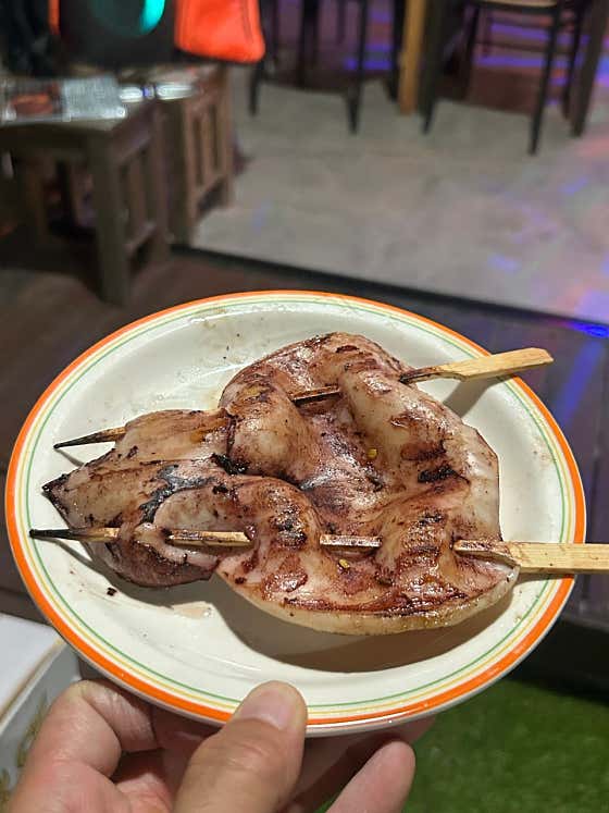 통 오징어 구이 메뉴 사진(네이버)
