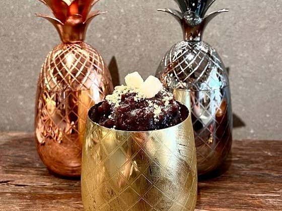 1인 팥빙수 메뉴 사진(네이버)
