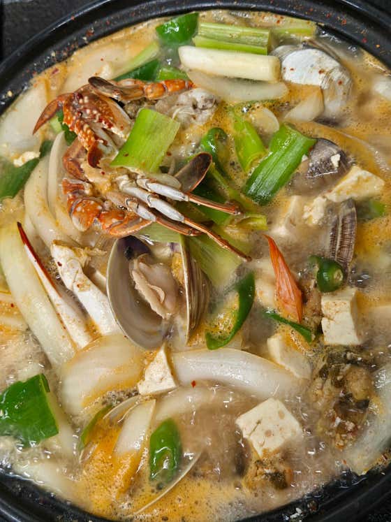 해물된장찌개 메뉴 사진(네이버)