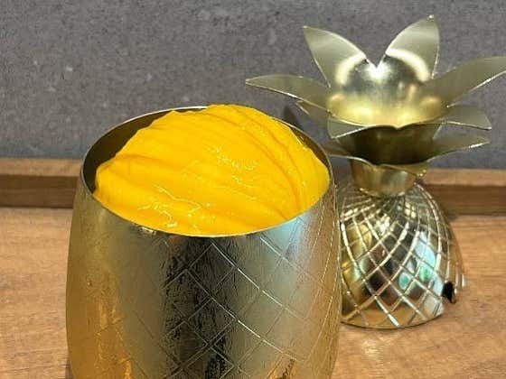 1인 애플망고빙수 메뉴 사진(네이버)