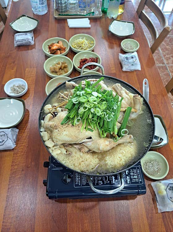 닭백숙 메뉴 사진(네이버)
