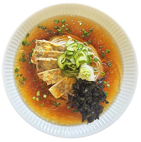 육전 냉메밀 메뉴 사진(네이버)