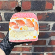 복숭아치즈케이크산도 메뉴 사진(네이버)
