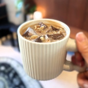 땅콩크림라떼 메뉴 사진(네이버)