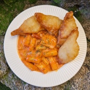 야끼만두떡볶이 메뉴 사진(네이버)