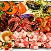 톨문어 해물삼합 메뉴 사진(네이버)