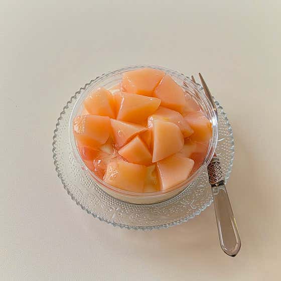 썸머피치 레어치즈케이크 메뉴 사진(네이버)