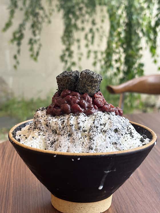 *NEW 흑임자빙수 메뉴 사진(네이버)