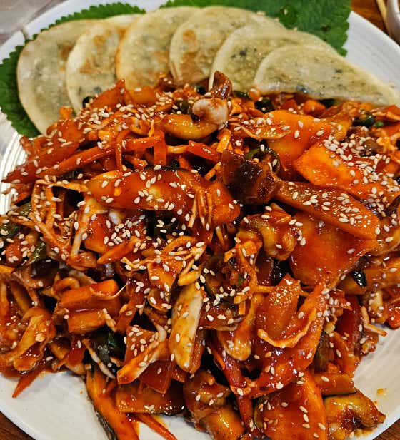 골뱅이무침 메뉴 사진(네이버)