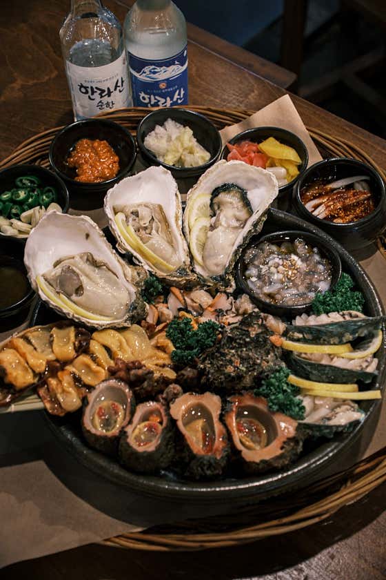 해산물 6종 모듬 메뉴 사진(네이버)