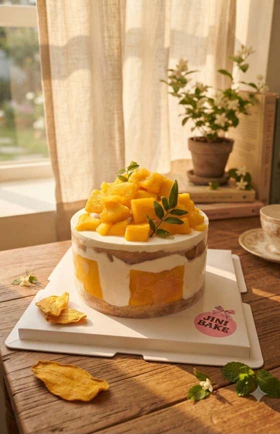생망고케이크 메뉴 사진(네이버)