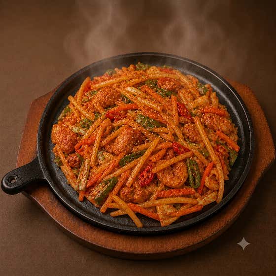 감자 닭갈비 메뉴 사진(네이버)