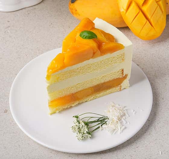 망고 생크림 케이크 메뉴 사진(네이버)