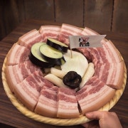 36h 숙성 문경쑥돈오겹살 메뉴 사진(네이버)