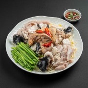 생물 아구수육(소) 메뉴 사진(네이버)