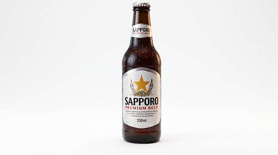 삿포로 병맥주 330ml 메뉴 사진(네이버)