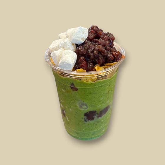 말차컵빙수 메뉴 사진(네이버)
