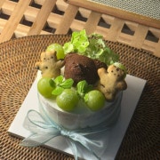 곰돌이빵케이크 메뉴 사진(네이버)