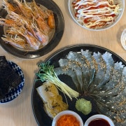 생새우회 메뉴 사진(네이버)