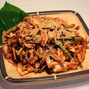오징어초무침 메뉴 사진(네이버)