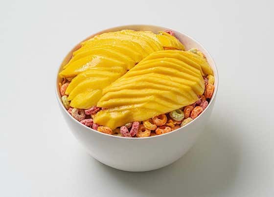 제주애플망고빙수 메뉴 사진(네이버)