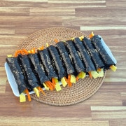 일미꼬마김밥 10줄 메뉴 사진(네이버)