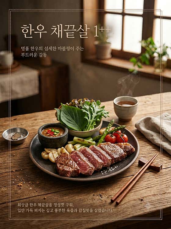 명품 한우 채끝살 1++ (NO.9) 메뉴 사진(네이버)