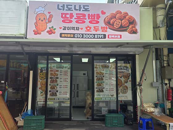 너도나도 땅콩빵 같이먹자 호두빵
