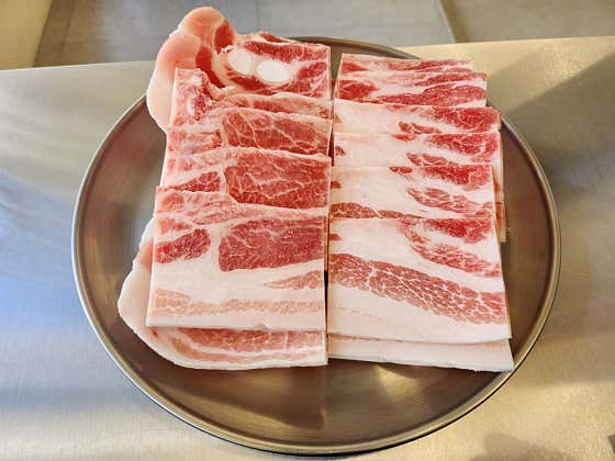 냉동삼겹살 메뉴 사진(네이버)