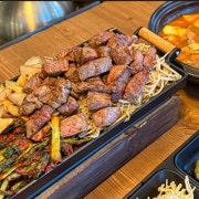 철판스테이크300g 메뉴 사진(네이버)