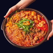 한우대창전골 2인 메뉴 사진(네이버)