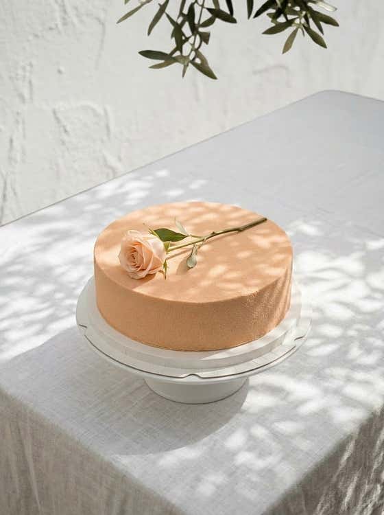비스포크 생화 케이크 메뉴 사진(네이버)