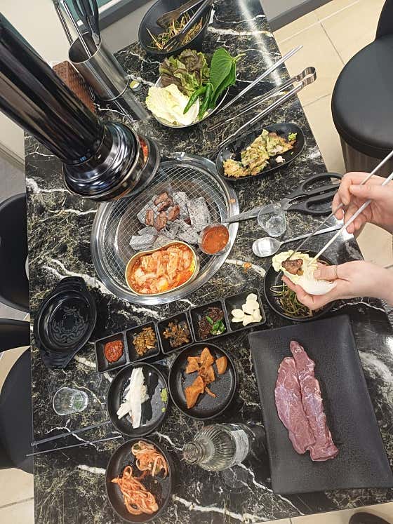 금돼지숯불구이