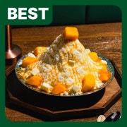 🧊[인기]달콤시원 눈꽃망고빙수 메뉴 사진(네이버)