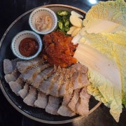 다온 된장수육 메뉴 사진(네이버)
