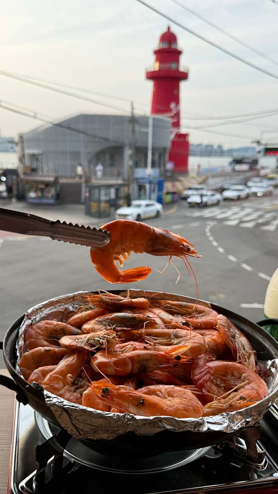 활! 생새우소금구이 메뉴 사진(네이버)