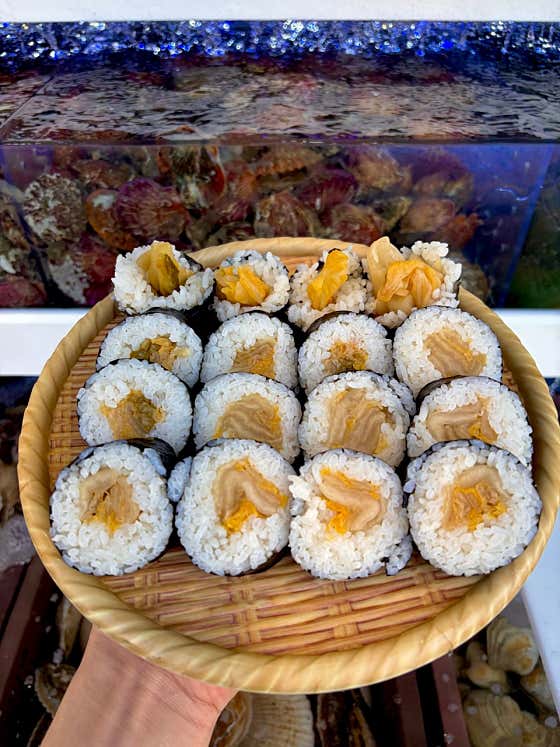 묵은지김밥 메뉴 사진(네이버)