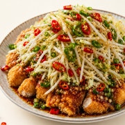 숙주듬뿍 유린기 메뉴 사진(네이버)