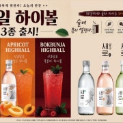 (얼음 가득 시원하게)과일하이볼 3종 메뉴 사진(네이버)