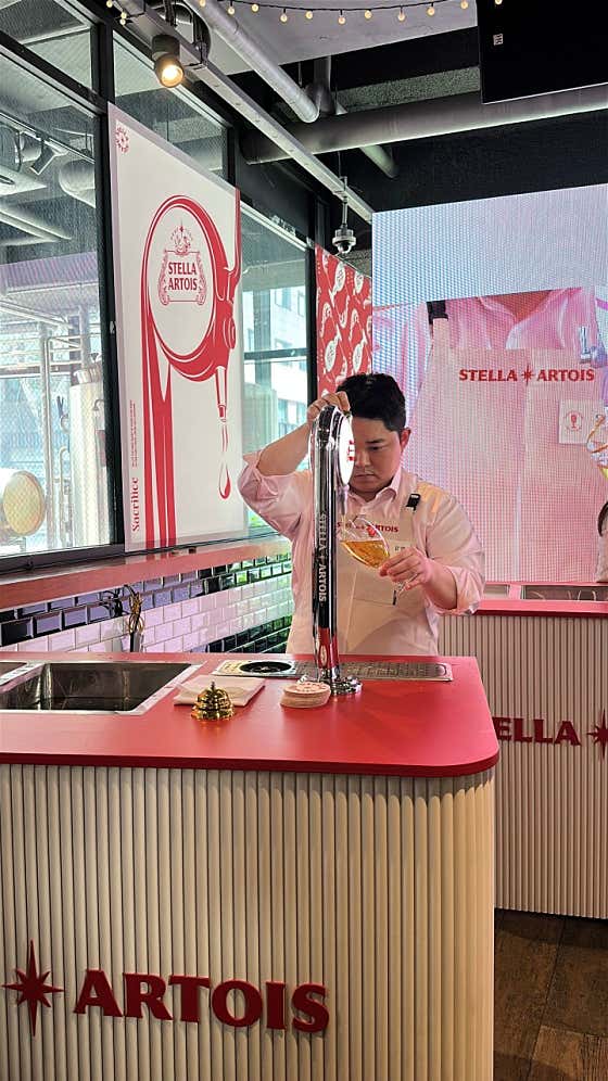 스텔라 생맥주 메뉴 사진(네이버)