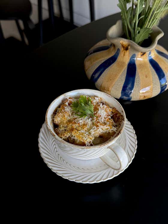French Onion Soup 메뉴 사진(네이버)