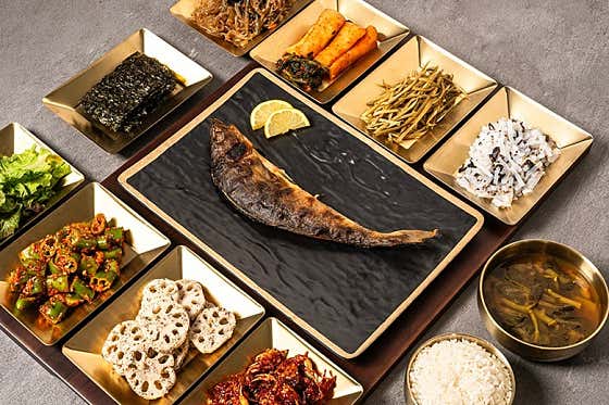 바다를 품은 화덕 임연수 한상 메뉴 사진(네이버)