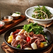 팔공산유황오리훈제 메뉴 사진(네이버)