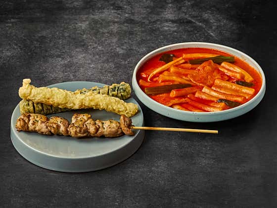 떡튀닭 세트 메뉴 사진(네이버)